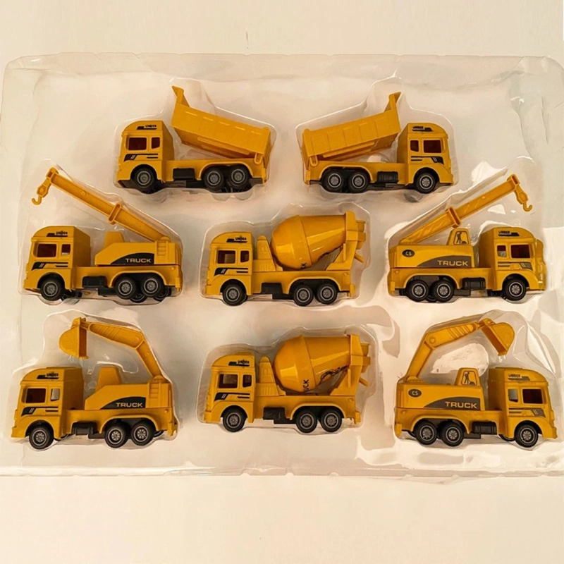 SET 8 CAMIONES DE CONSTRUCCION JUGUETE PARA NIÑOS VEHICULOS - 2