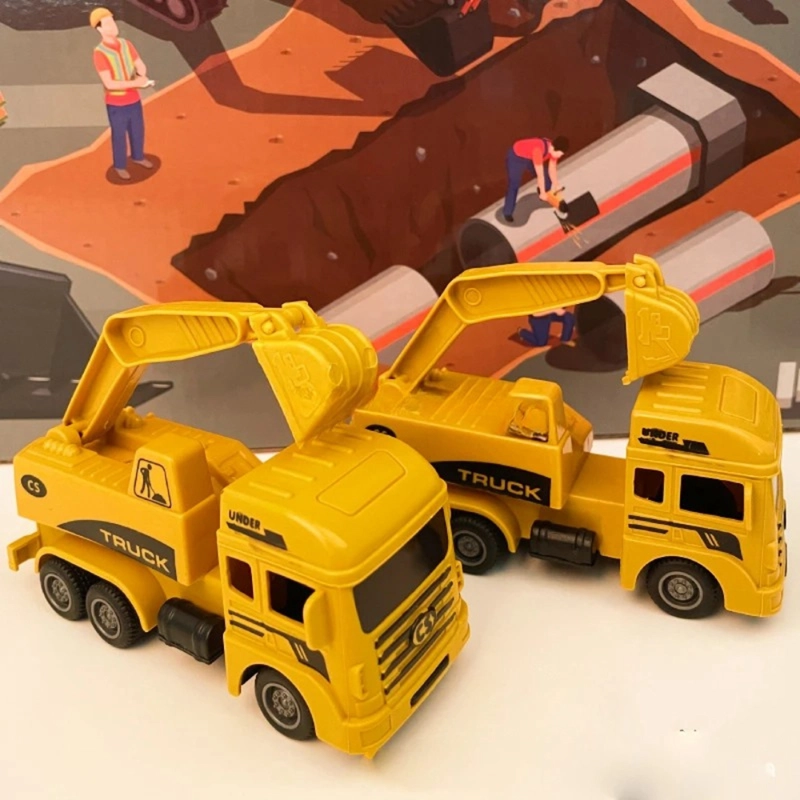 SET 8 CAMIONES DE CONSTRUCCION JUGUETE PARA NIÑOS VEHICULOS - 4
