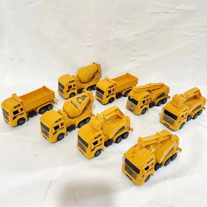 SET 8 CAMIONES DE CONSTRUCCION JUGUETE PARA NIÑOS VEHICULOS - 5
