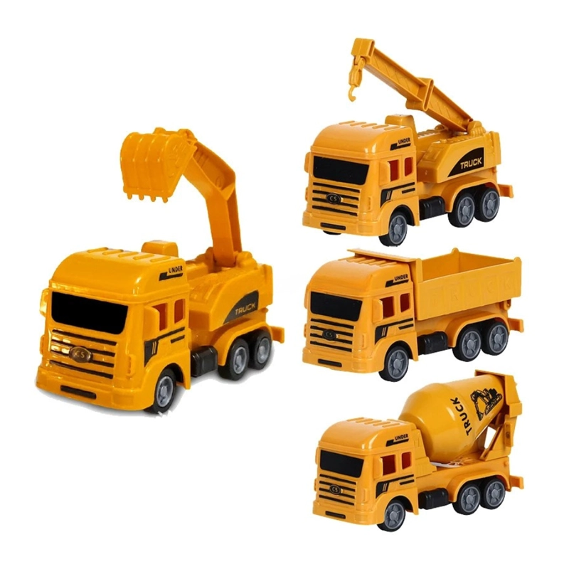 SET 8 CAMIONES DE CONSTRUCCION JUGUETE PARA NIÑOS VEHICULOS - 6