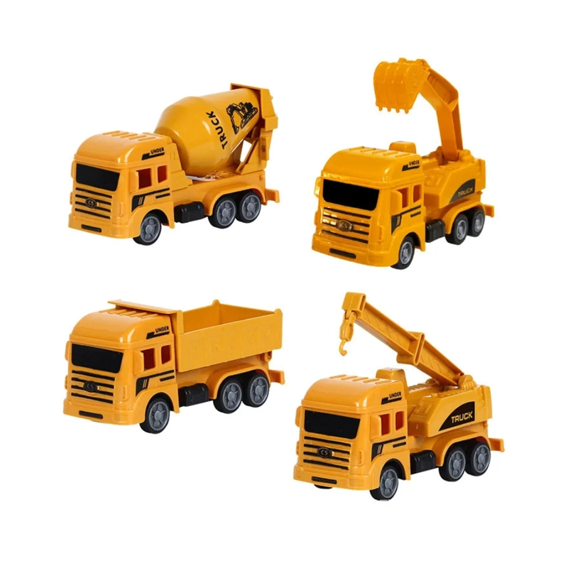 SET 8 CAMIONES DE CONSTRUCCION JUGUETE PARA NIÑOS VEHICULOS - 7