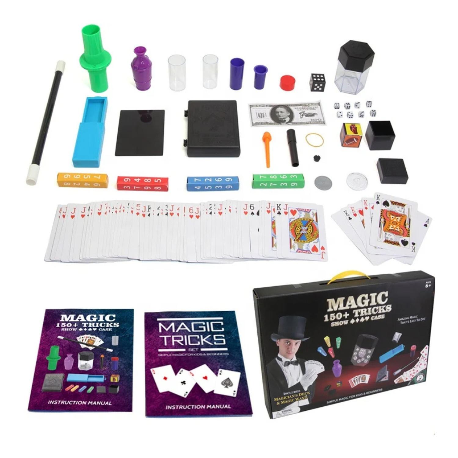 SET JUEGO DE MAGIA MAGIC 150 TRUCOS DE MAGO CON VARITA NIÑOS - 3