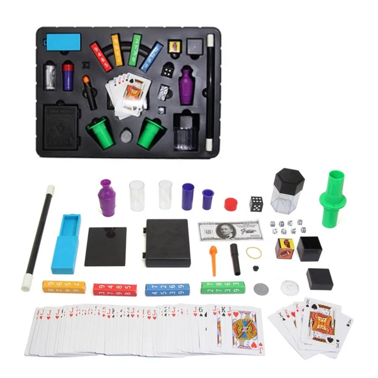 SET JUEGO DE MAGIA MAGIC 150 TRUCOS DE MAGO CON VARITA NIÑOS - 5
