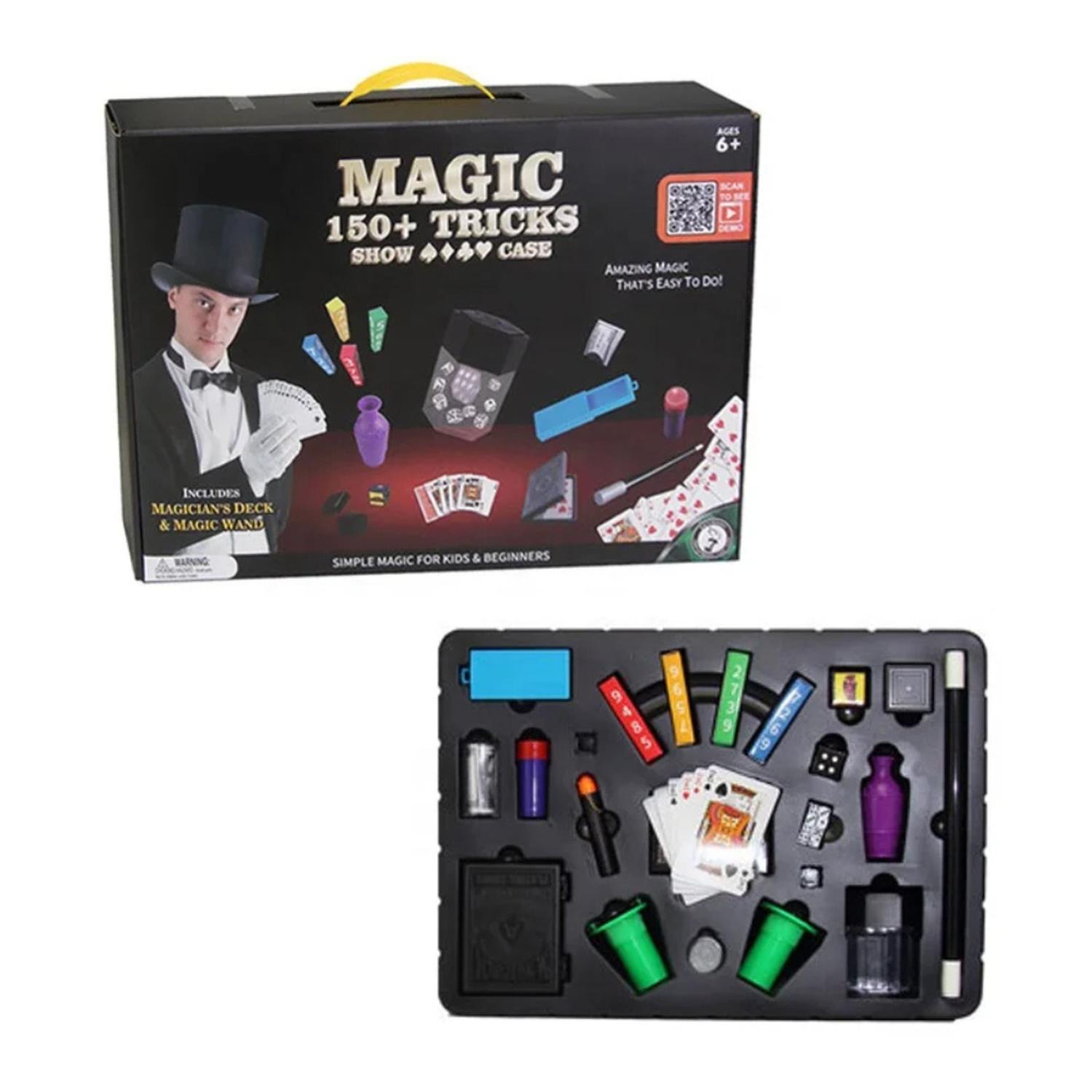 SET JUEGO DE MAGIA MAGIC 150 TRUCOS DE MAGO CON VARITA NIÑOS - 6