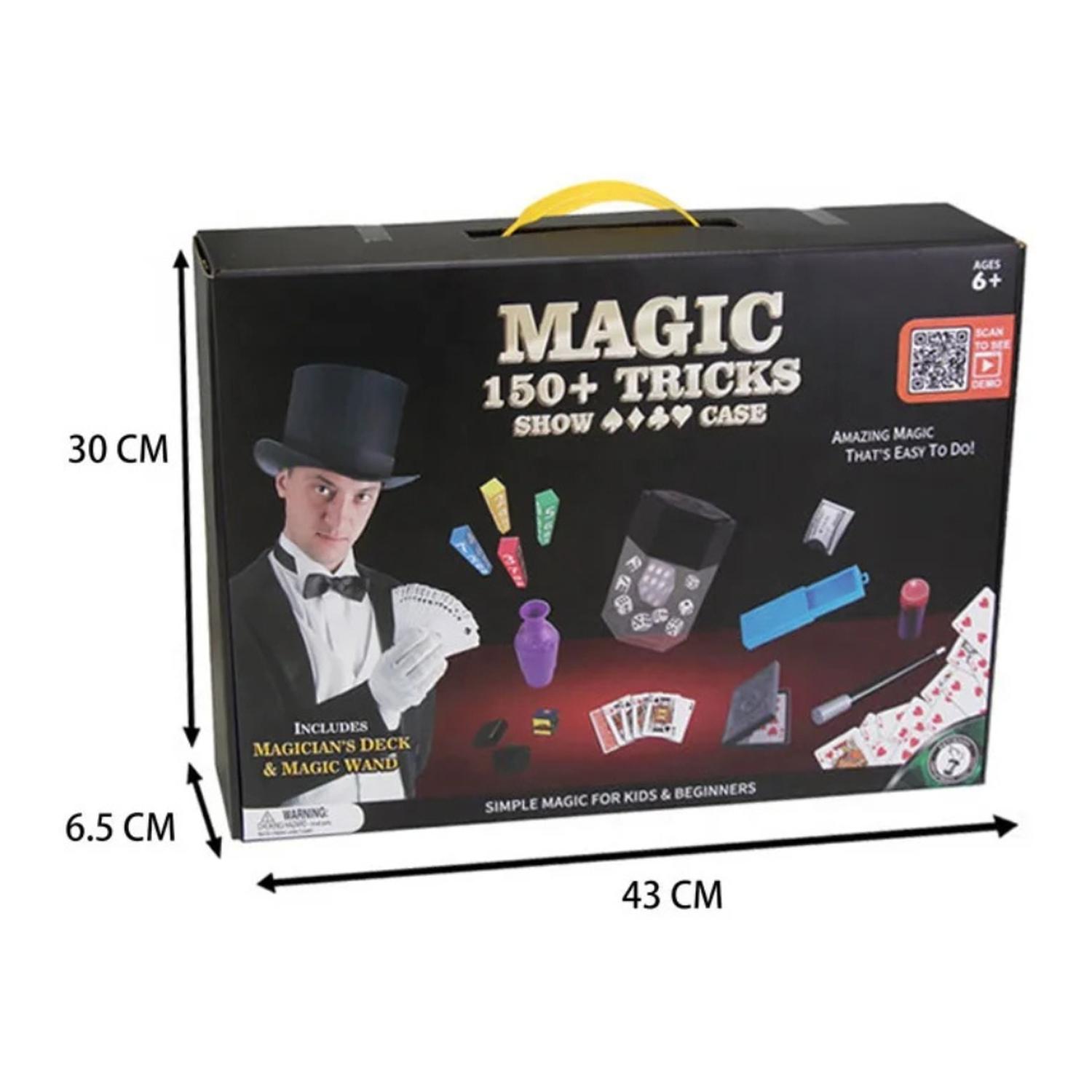 SET JUEGO DE MAGIA MAGIC 150 TRUCOS DE MAGO CON VARITA NIÑOS - 7