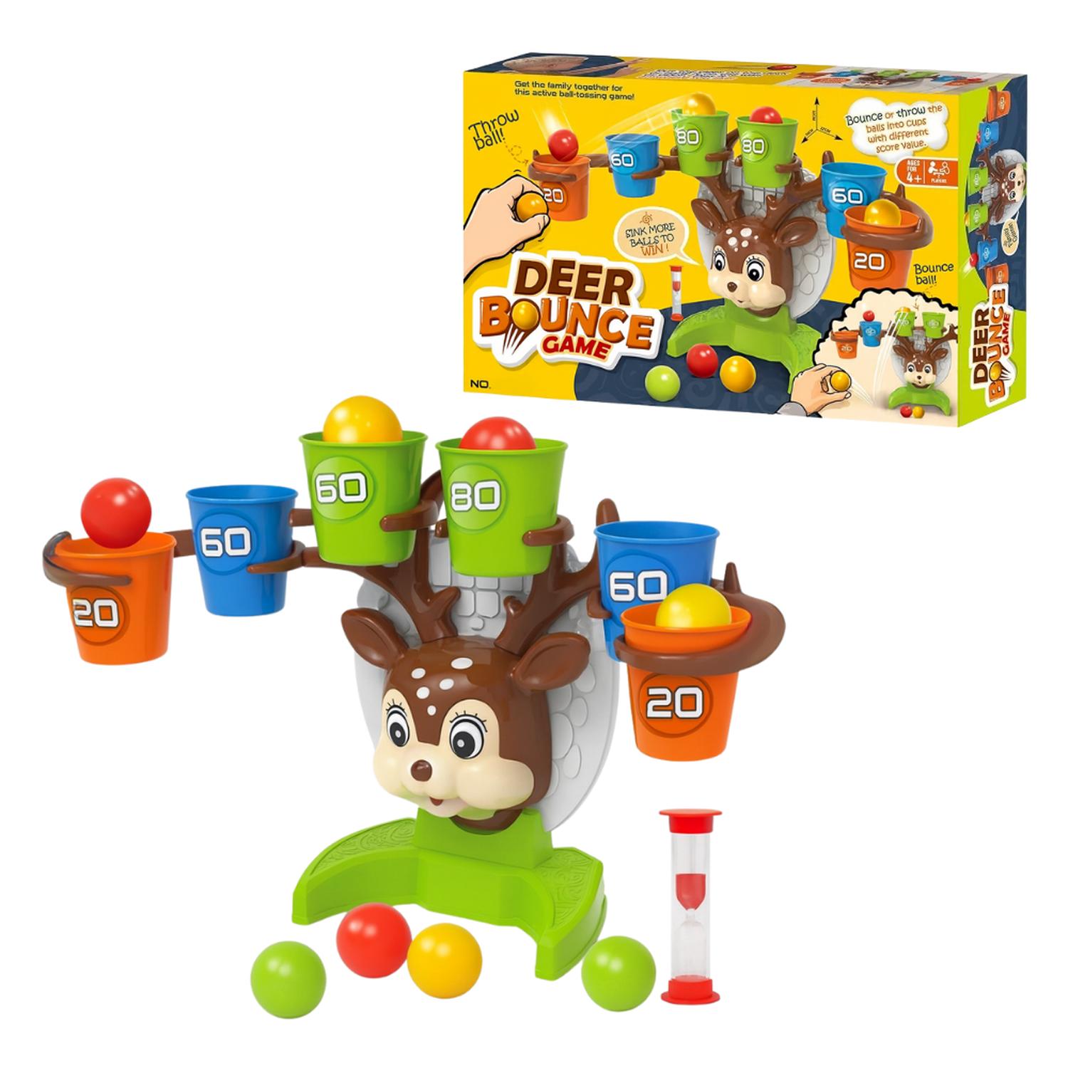 JUEGO DE ENCESTAR PELOTAS DEER BOUNCE JUGUETE DE PUNTERIA - 1