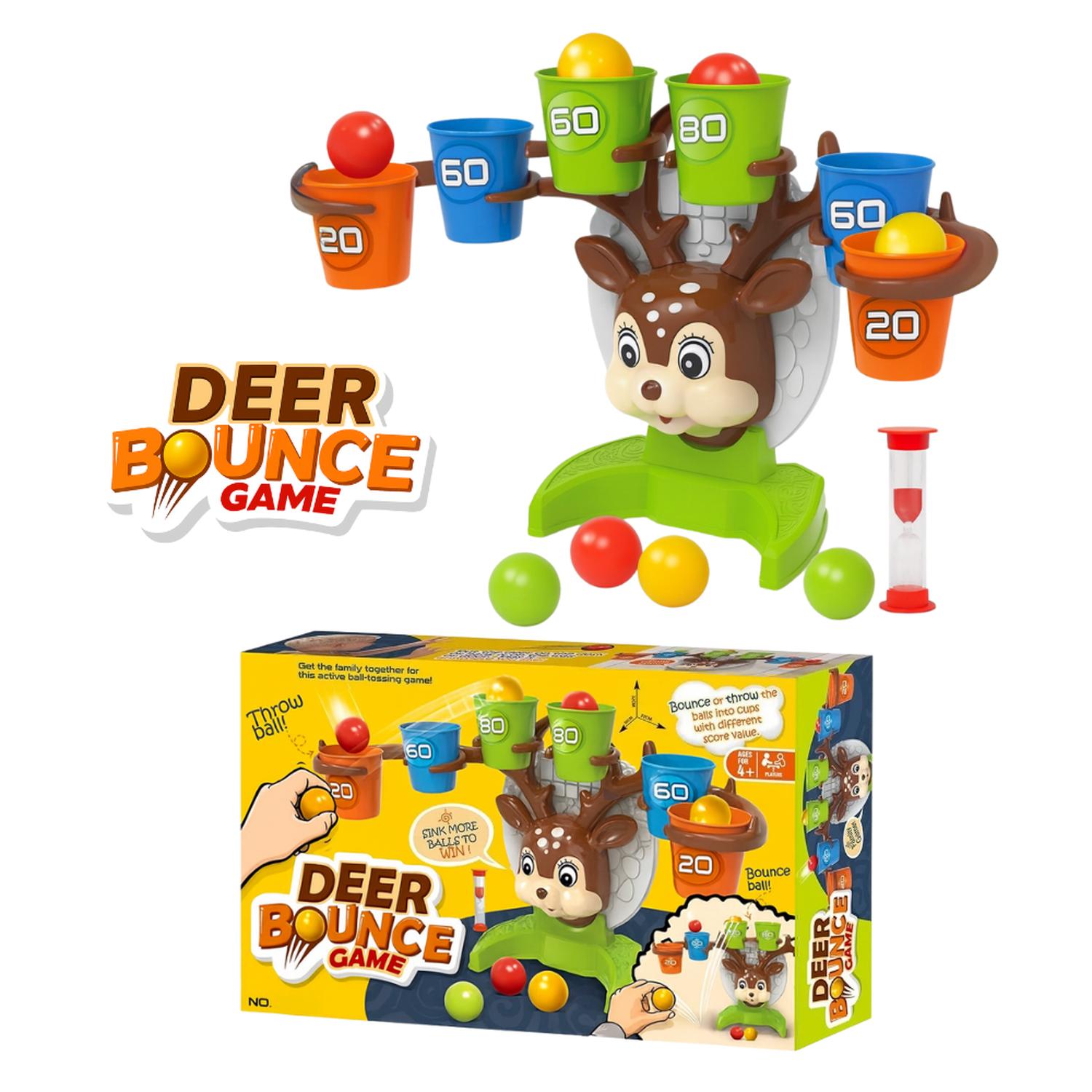 JUEGO DE ENCESTAR PELOTAS DEER BOUNCE JUGUETE DE PUNTERIA - 2