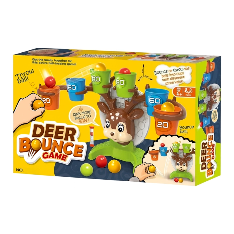 JUEGO DE ENCESTAR PELOTAS DEER BOUNCE JUGUETE DE PUNTERIA - 6