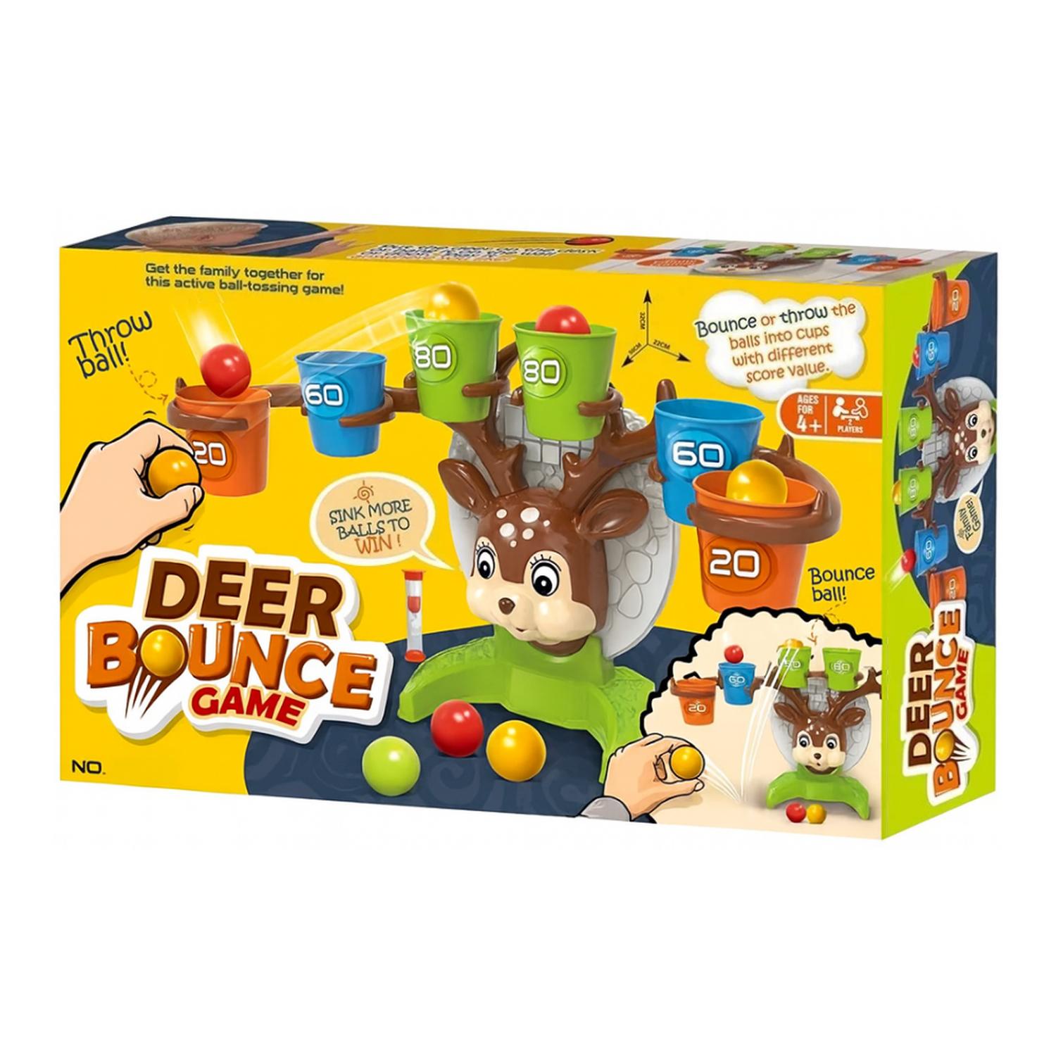 JUEGO DE ENCESTAR PELOTAS DEER BOUNCE JUGUETE DE PUNTERIA - 6