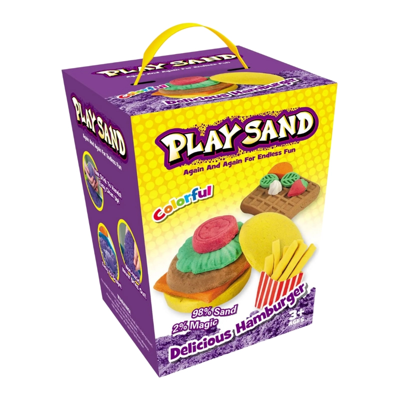 SET DE ARENA MAGICA INFANTIL CON ACCESORIOS Y MOLDES VARIADO