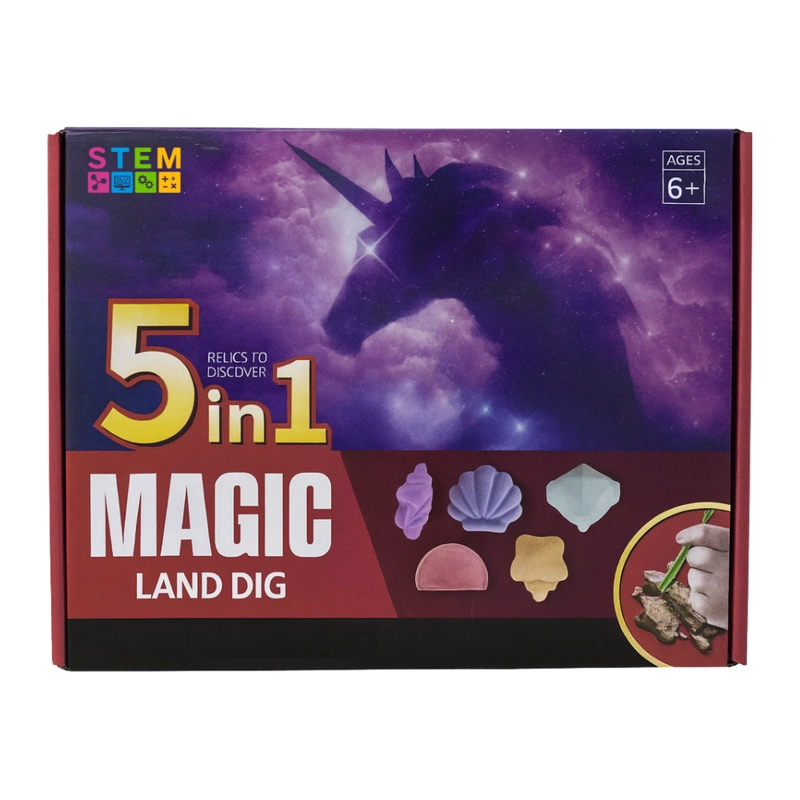 KIT DE EXCAVACION MAGIC 5 EN 1 JUGUETE EDUCATIVO INFANTIL - 5