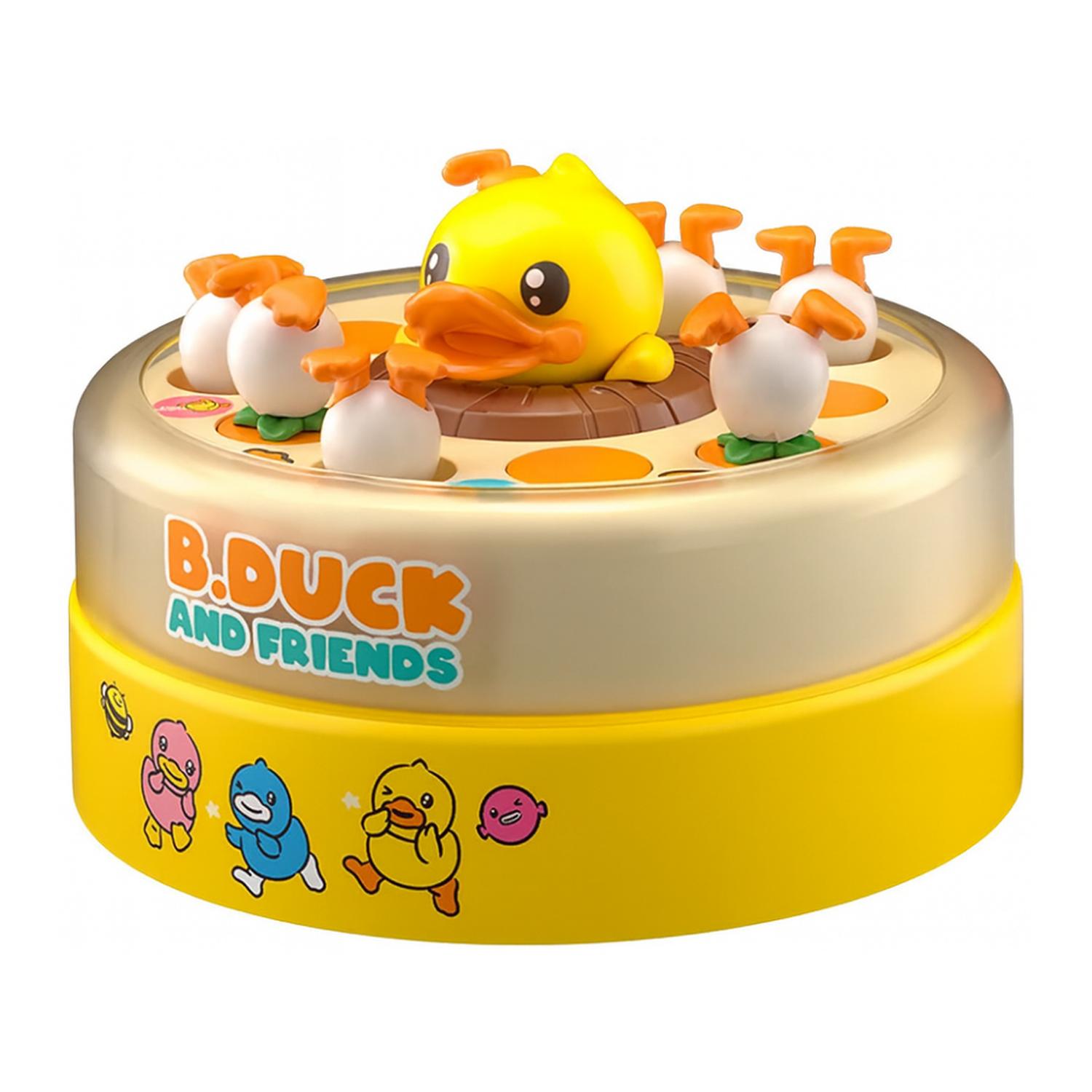 JUEGO DE MESA CAPTURA PATITOS SALTADOR INFANTIL GIRATORIO - 1