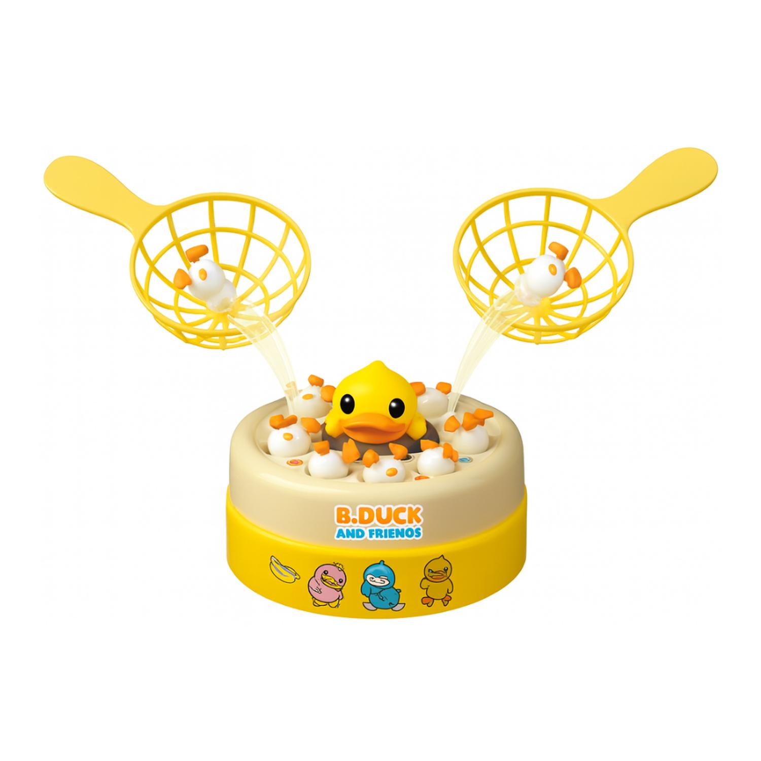 JUEGO DE MESA CAPTURA PATITOS SALTADOR INFANTIL GIRATORIO - 2