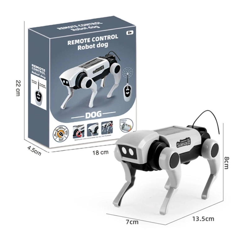 KIT 2 ARMA TU PRIMER PERRO ROBOT RC A CONTROL REMOTO JUGUETE - 5