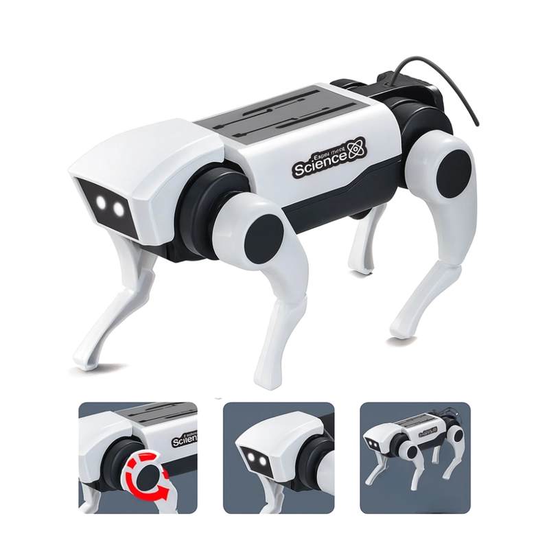 KIT 2 ARMA TU PRIMER PERRO ROBOT RC A CONTROL REMOTO JUGUETE - 9