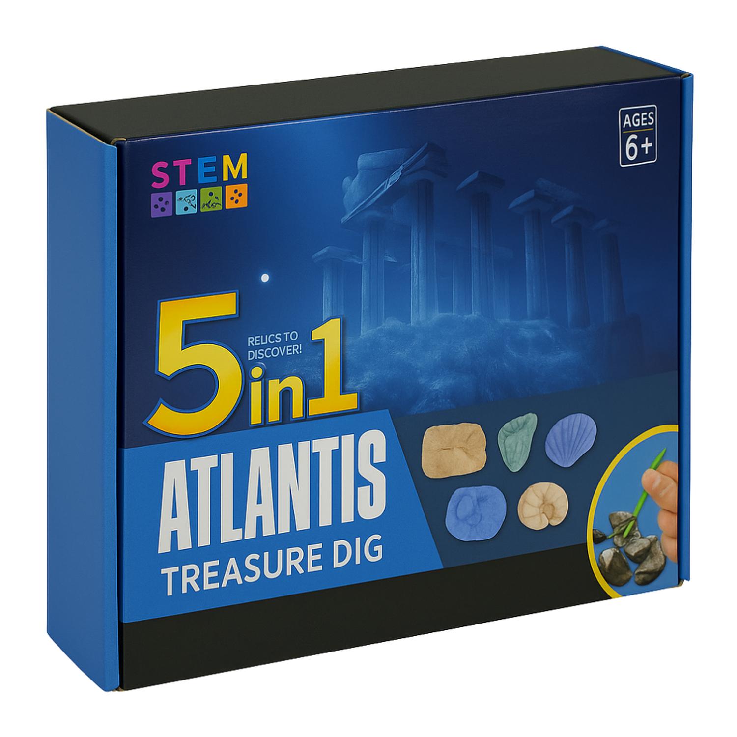 KIT DE EXCAVACION ATLANTIS 5 EN 1 JUGUETE EDUCATIVO INFANTIL - 2