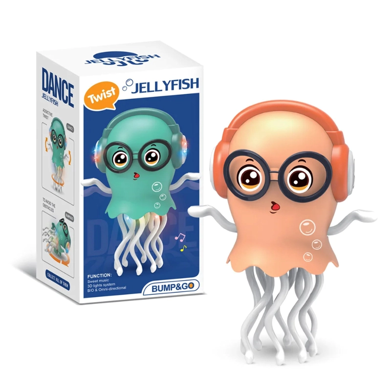 JUGUETE PULPO BAILARIN INTERACTIVO MUSICAL CON LUCES - 2