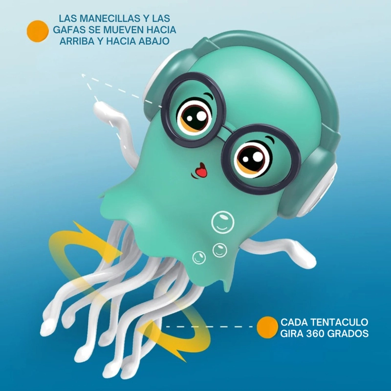 JUGUETE PULPO BAILARIN INTERACTIVO MUSICAL CON LUCES - 5