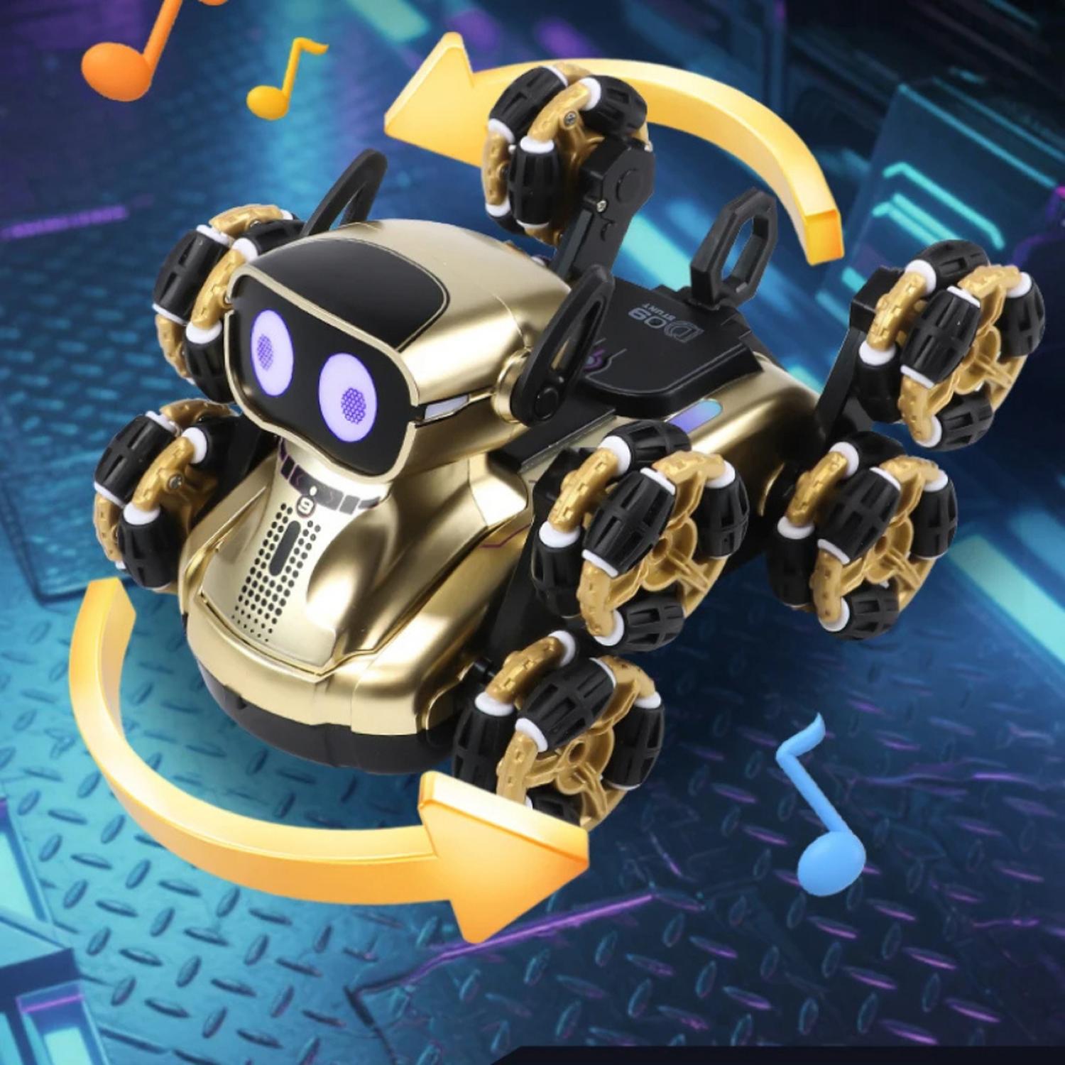 PERRO ROBOT A CONTROL REMOTO RC JUGUETE CON LUCES Y SONIDO - 3