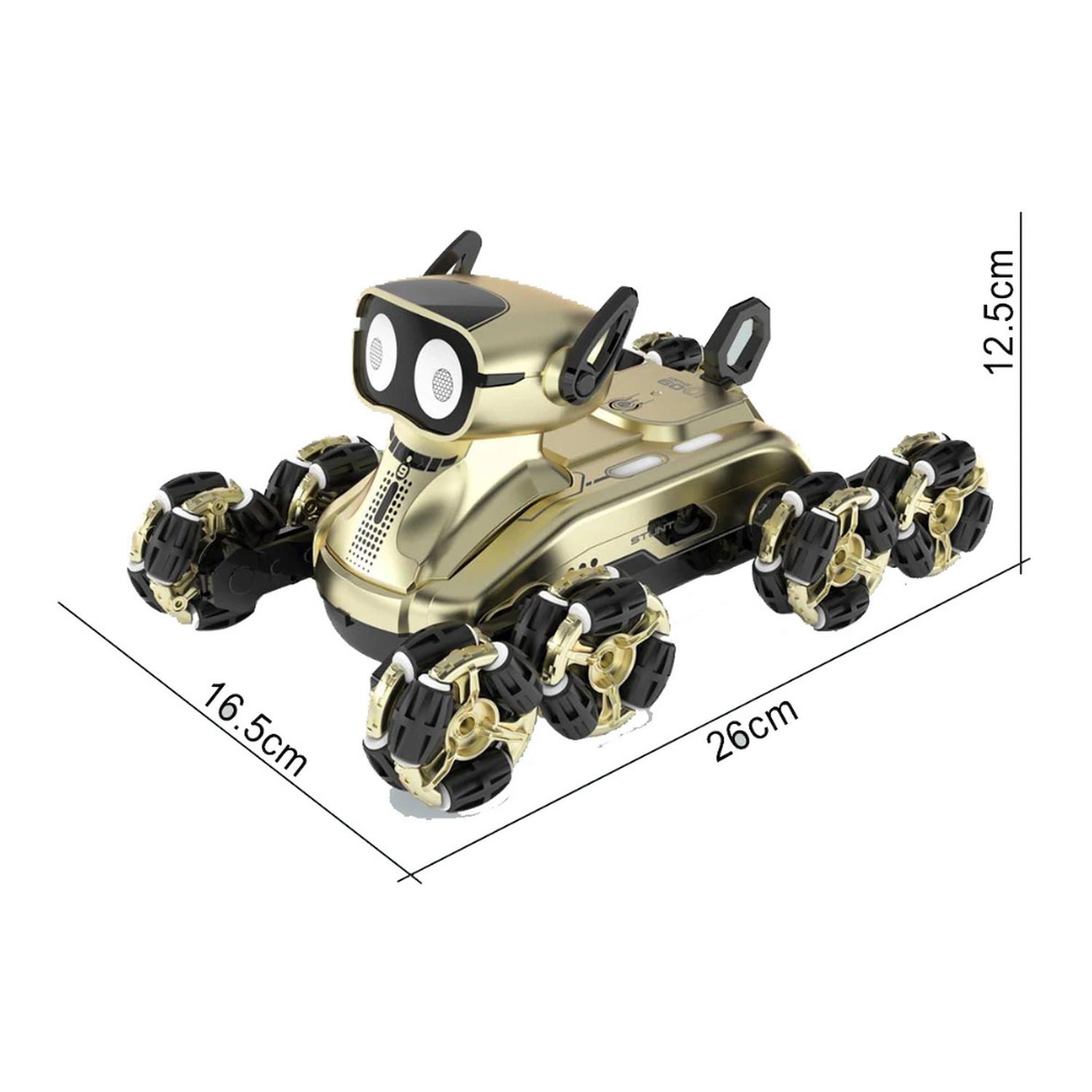 PERRO ROBOT A CONTROL REMOTO RC JUGUETE CON LUCES Y SONIDO - 6