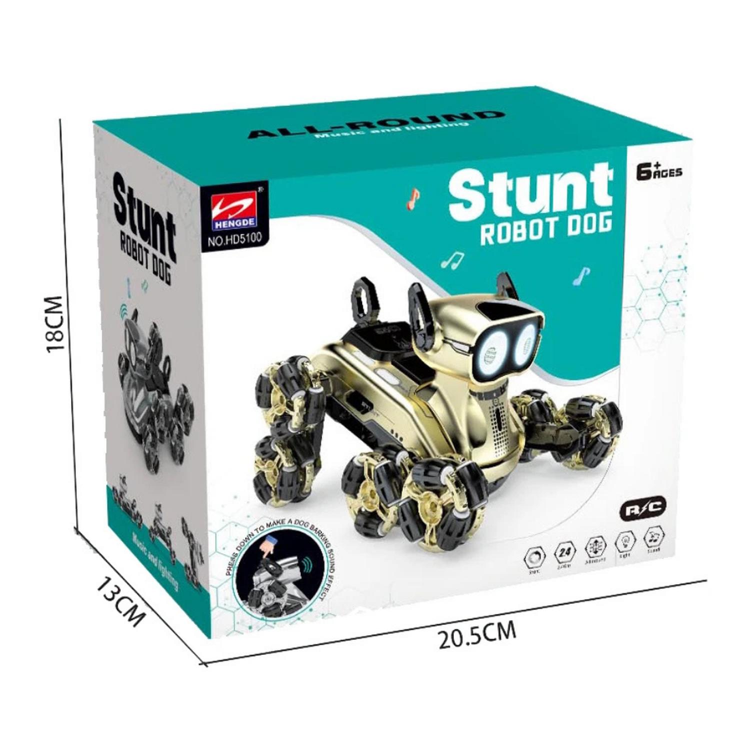 PERRO ROBOT A CONTROL REMOTO RC JUGUETE CON LUCES Y SONIDO - 7