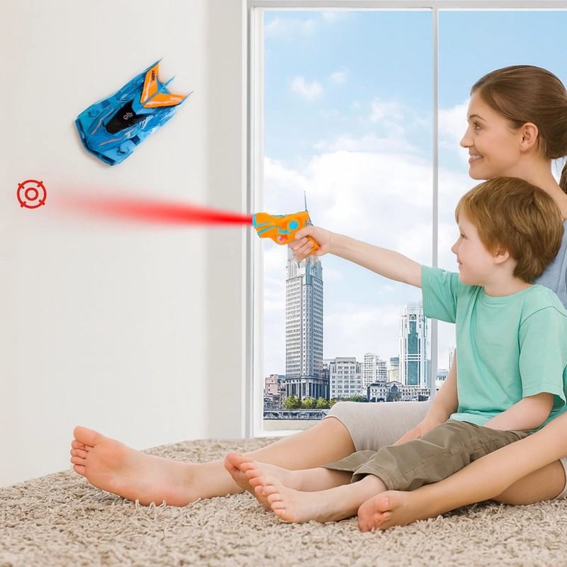 AUTO A CONTROL REMOTO LASER DE PARED TREPA MURO ANTIGRAVEDAD - 2