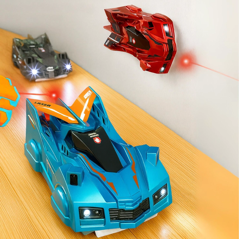 AUTO A CONTROL REMOTO LASER DE PARED TREPA MURO ANTIGRAVEDAD - 8