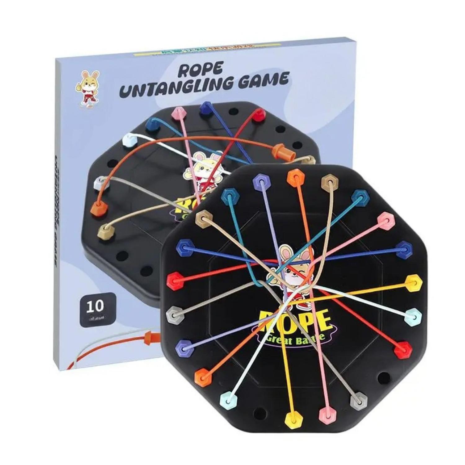 JUEGO DESATA LA CUERDA JUGUETE EDUCATIVO ROMPECABEZAS NIÑOS - 1