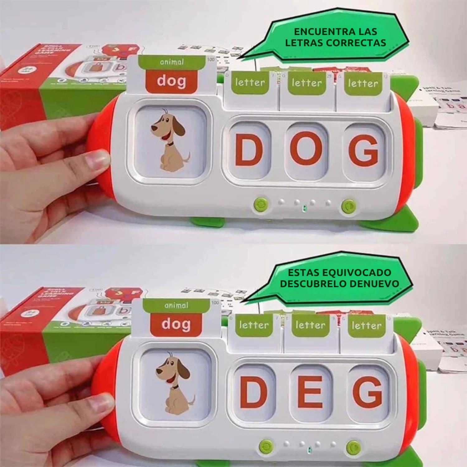 MAQUINA DE TARJETAS DIDACTICAS APRENDIZAJE DE INGLES NIÑOS - 3