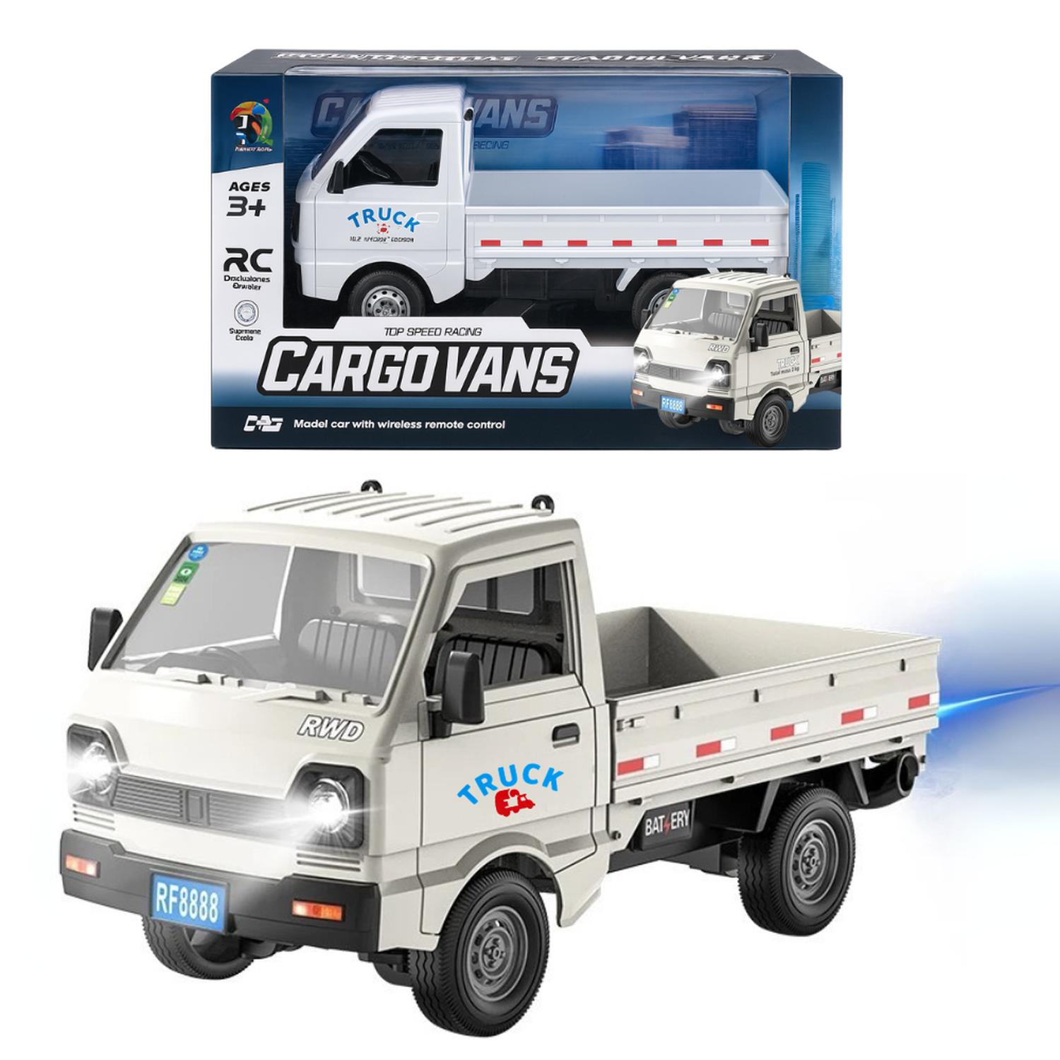 CAMION 3/4 DE CARGA A CONTROL REMOTO ESCALA CON LUZ LED - 1