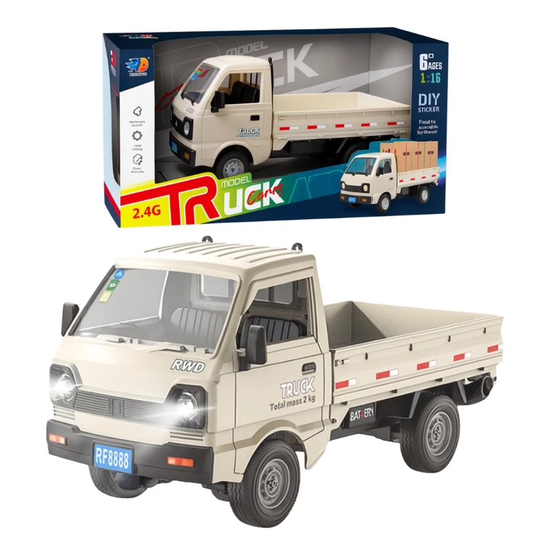CAMION 3/4 DE CARGA A CONTROL REMOTO ESCALA 1:16 CON CAJAS - 2