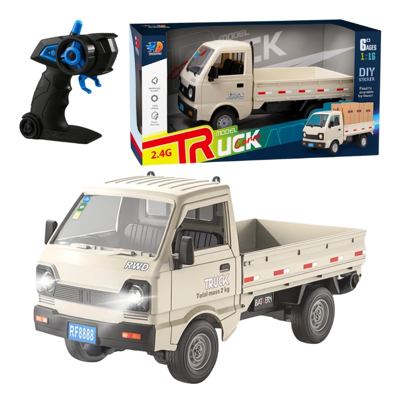 CAMION 3/4 DE CARGA A CONTROL REMOTO ESCALA 1:16 CON CAJAS - 3