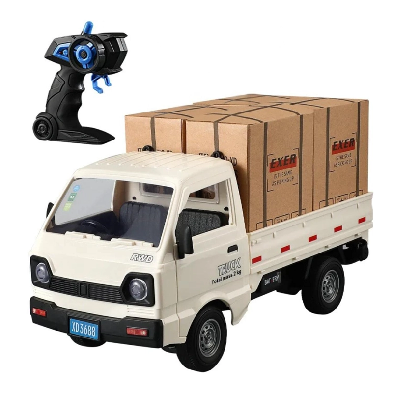 CAMION 3/4 DE CARGA A CONTROL REMOTO ESCALA 1:16 CON CAJAS - 4
