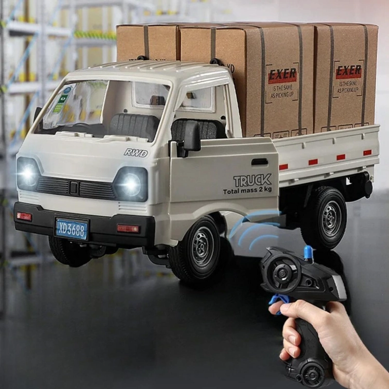 CAMION 3/4 DE CARGA A CONTROL REMOTO ESCALA 1:16 CON CAJAS - 5