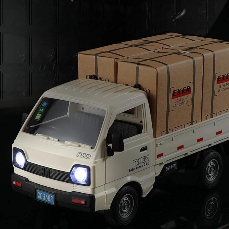 CAMION 3/4 DE CARGA A CONTROL REMOTO ESCALA 1:16 CON CAJAS - 6