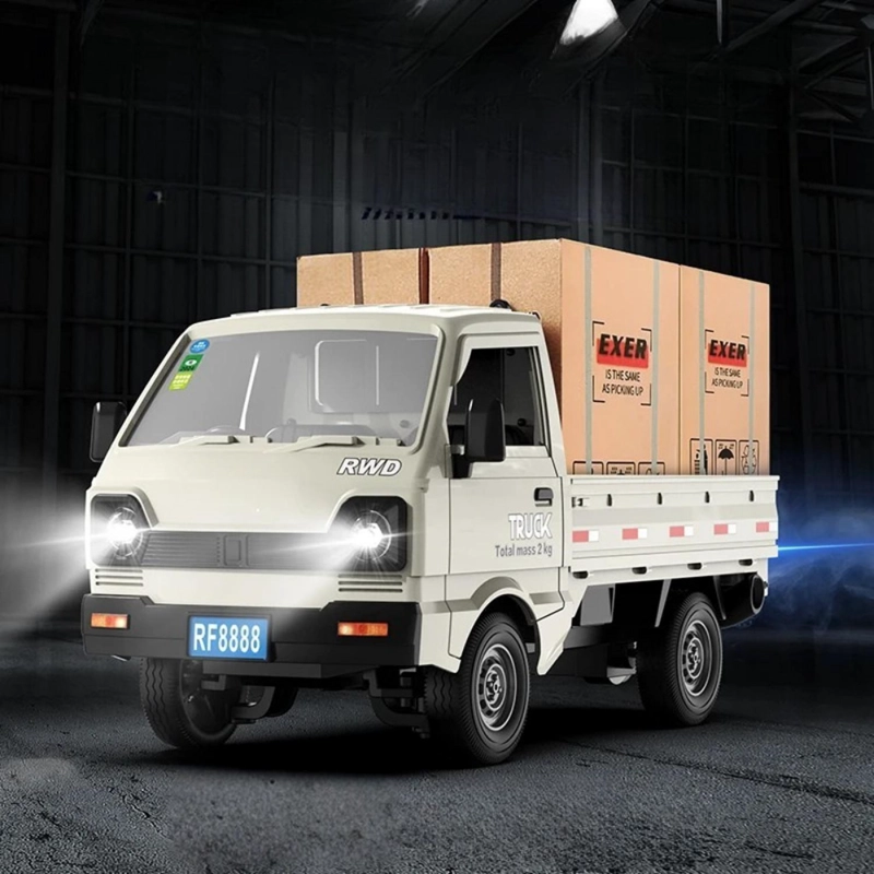 CAMION 3/4 DE CARGA A CONTROL REMOTO ESCALA 1:16 CON CAJAS - 8