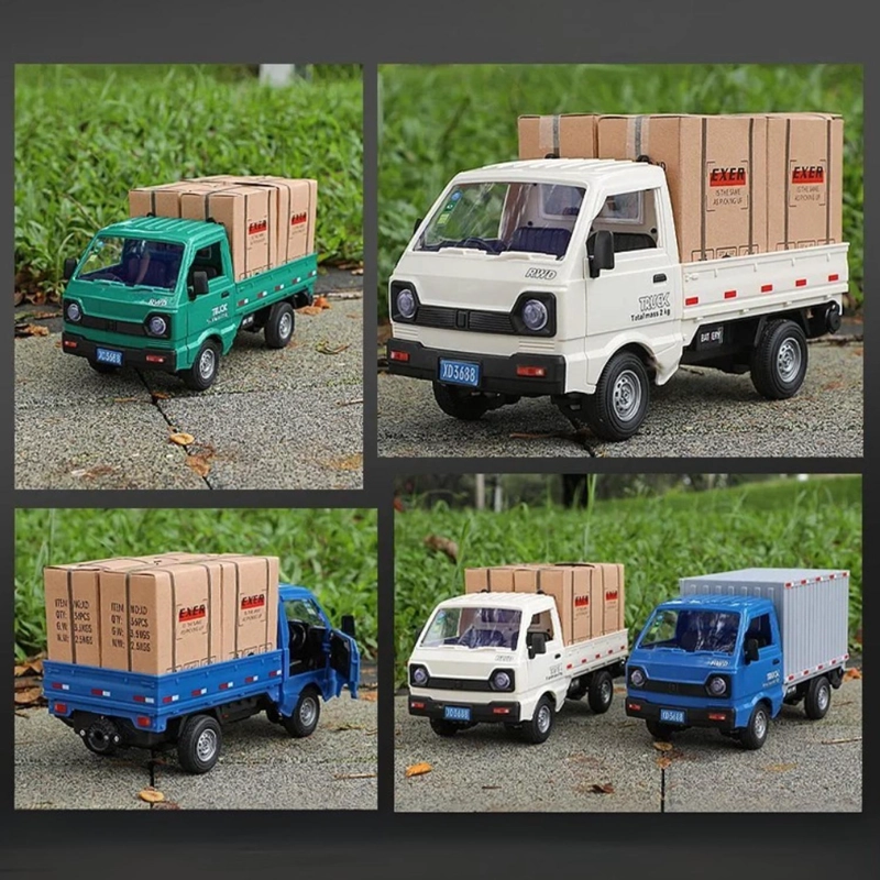 CAMION 3/4 DE CARGA A CONTROL REMOTO ESCALA 1:16 CON CAJAS - 9