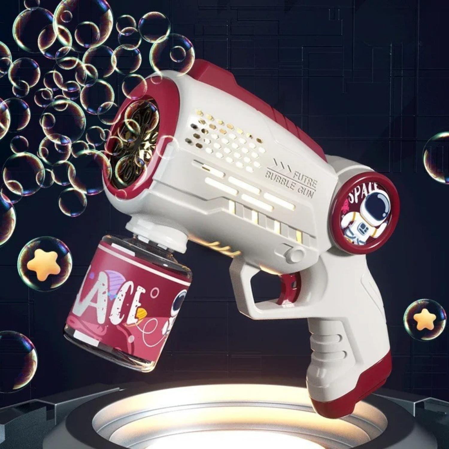 PISTOLA DE BURBUJAS AUTOMATICA DISEÑO ASTRONAUTA INFANTIL - 3