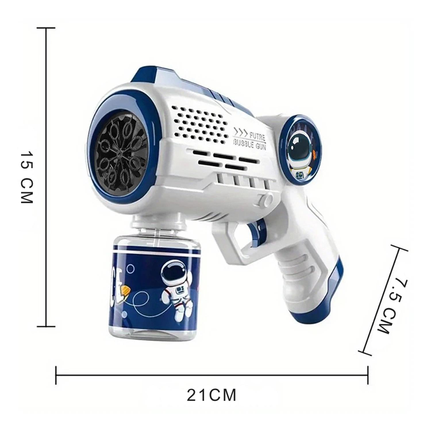 PISTOLA DE BURBUJAS AUTOMATICA DISEÑO ASTRONAUTA INFANTIL - 4