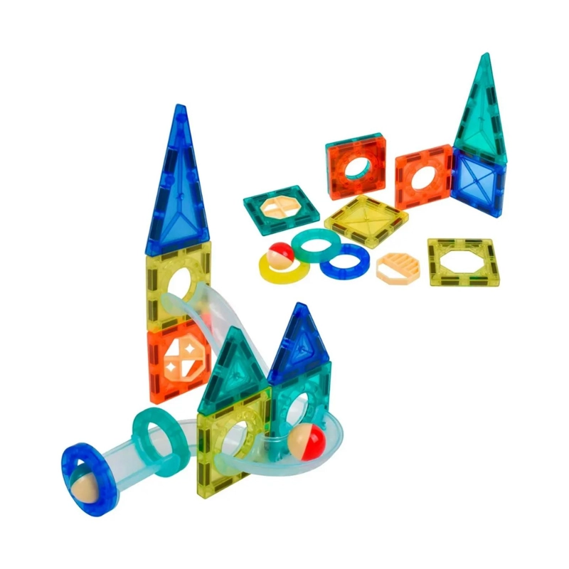 JUEGO BLOQUES MAGNETICOS CONSTRUCCION 42 PIEZAS TOBOGAN - 4