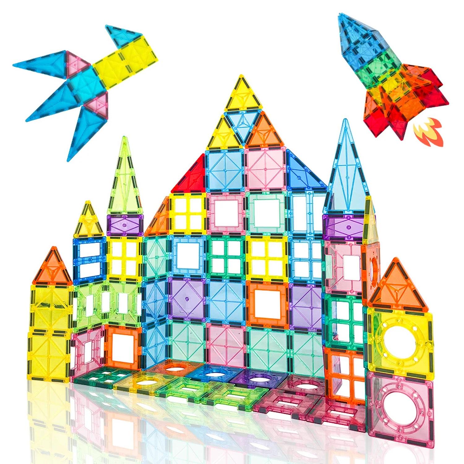 JUEGO BLOQUES MAGNETICOS CONSTRUCCION 50 PIEZAS EDUCATIVO - 6