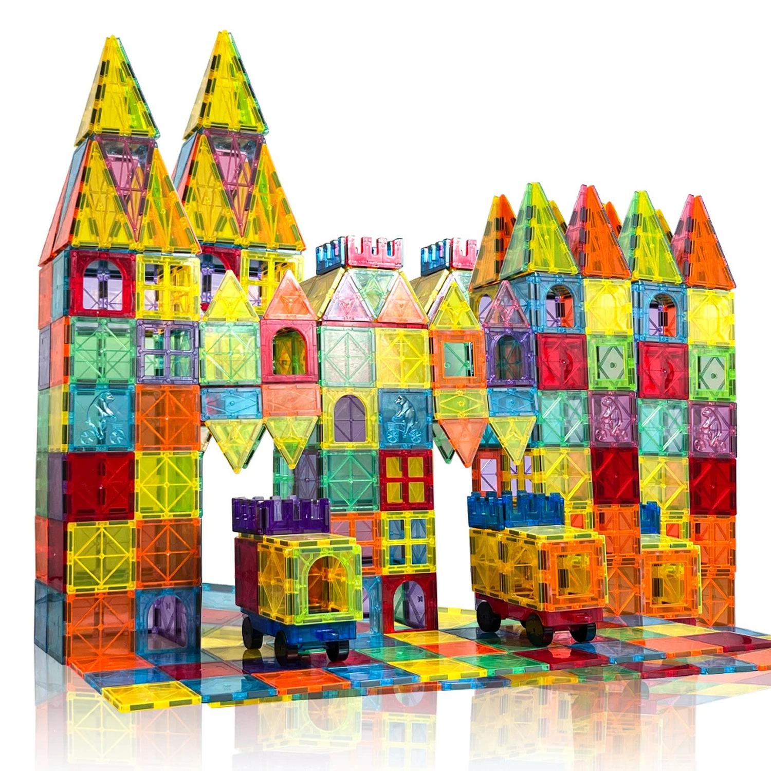 JUEGO BLOQUES MAGNETICOS CONSTRUCCION 50 PIEZAS EDUCATIVO - 7