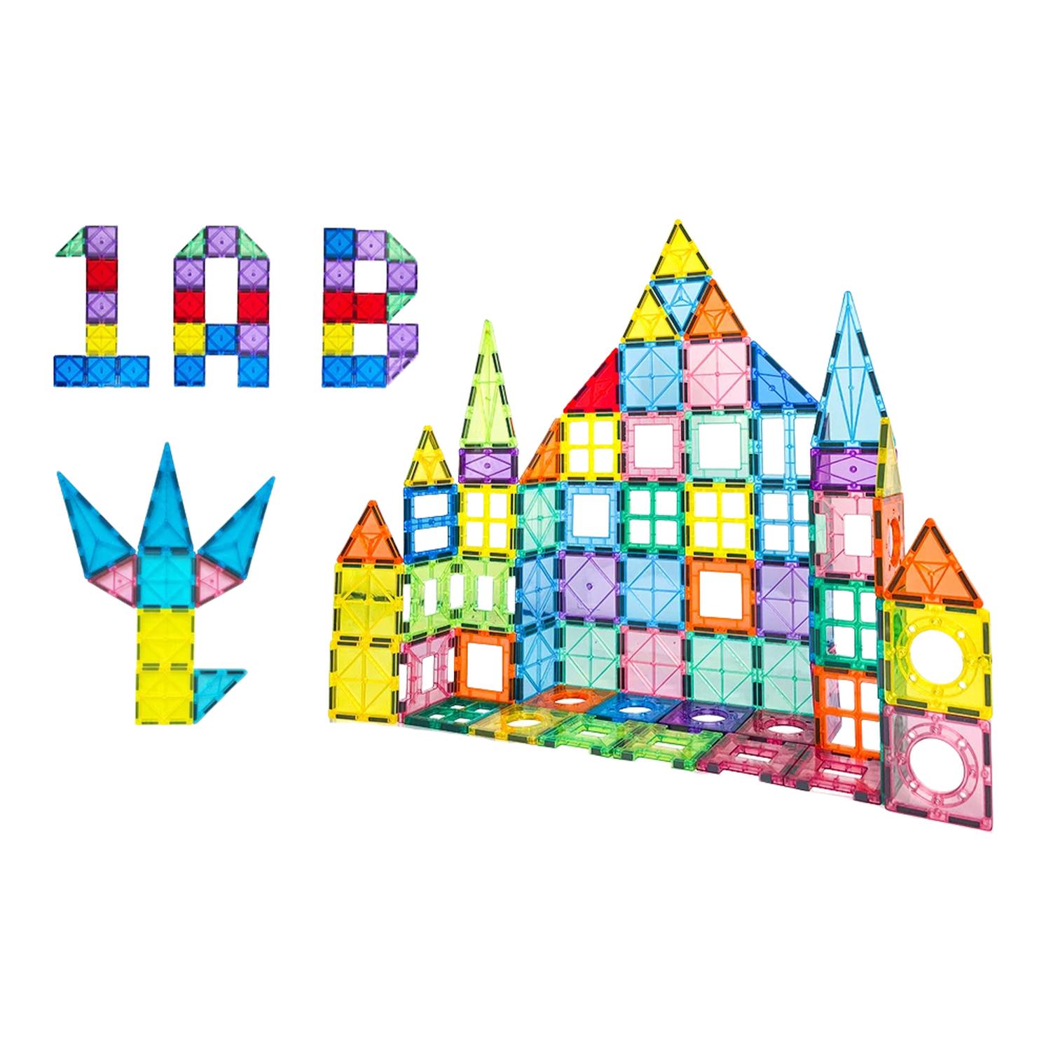 JUEGO BLOQUES MAGNETICOS CONSTRUCCION 50 PIEZAS EDUCATIVO - 8