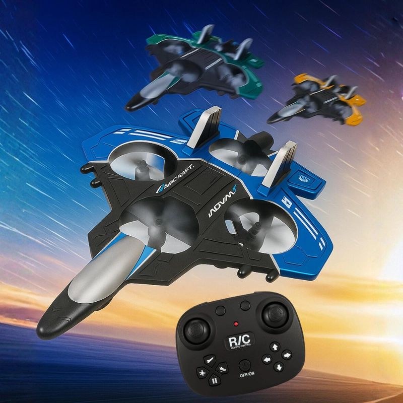 AVION A CONTROL REMOTO ACROBATICO 360 GRADOS JET DE ROTACION - 2