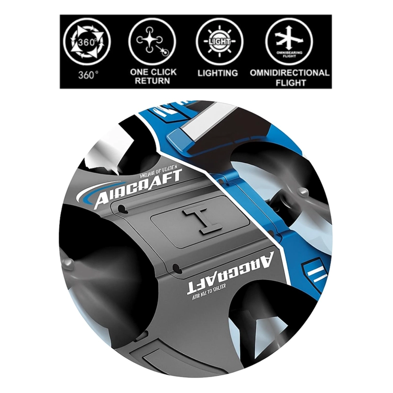 AVION A CONTROL REMOTO ACROBATICO 360 GRADOS JET DE ROTACION - 4