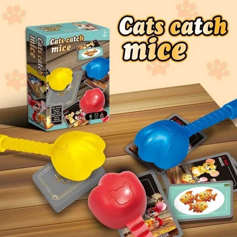 JUEGO DE MESA CATS CATCH MICE HABILIDAD Y REACCION RAPIDA - 4