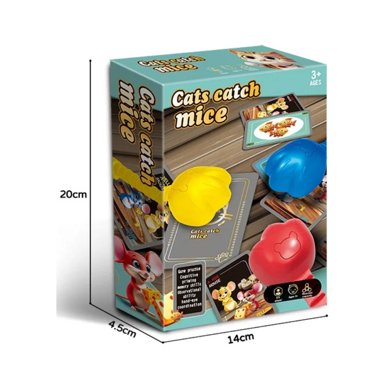 JUEGO DE MESA CATS CATCH MICE HABILIDAD Y REACCION RAPIDA - 7