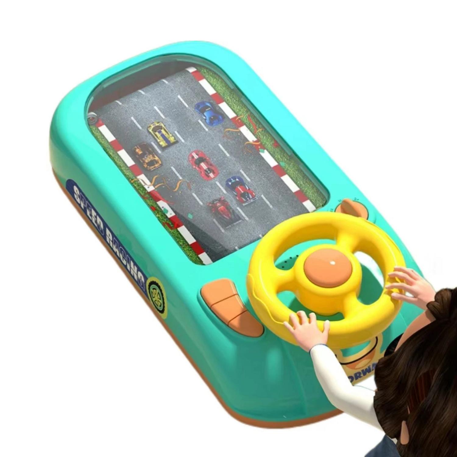 JUGUETE SIMULADOR DE MANEJO PARA NIÑOS CON VOLANTE Y PISTA - 1