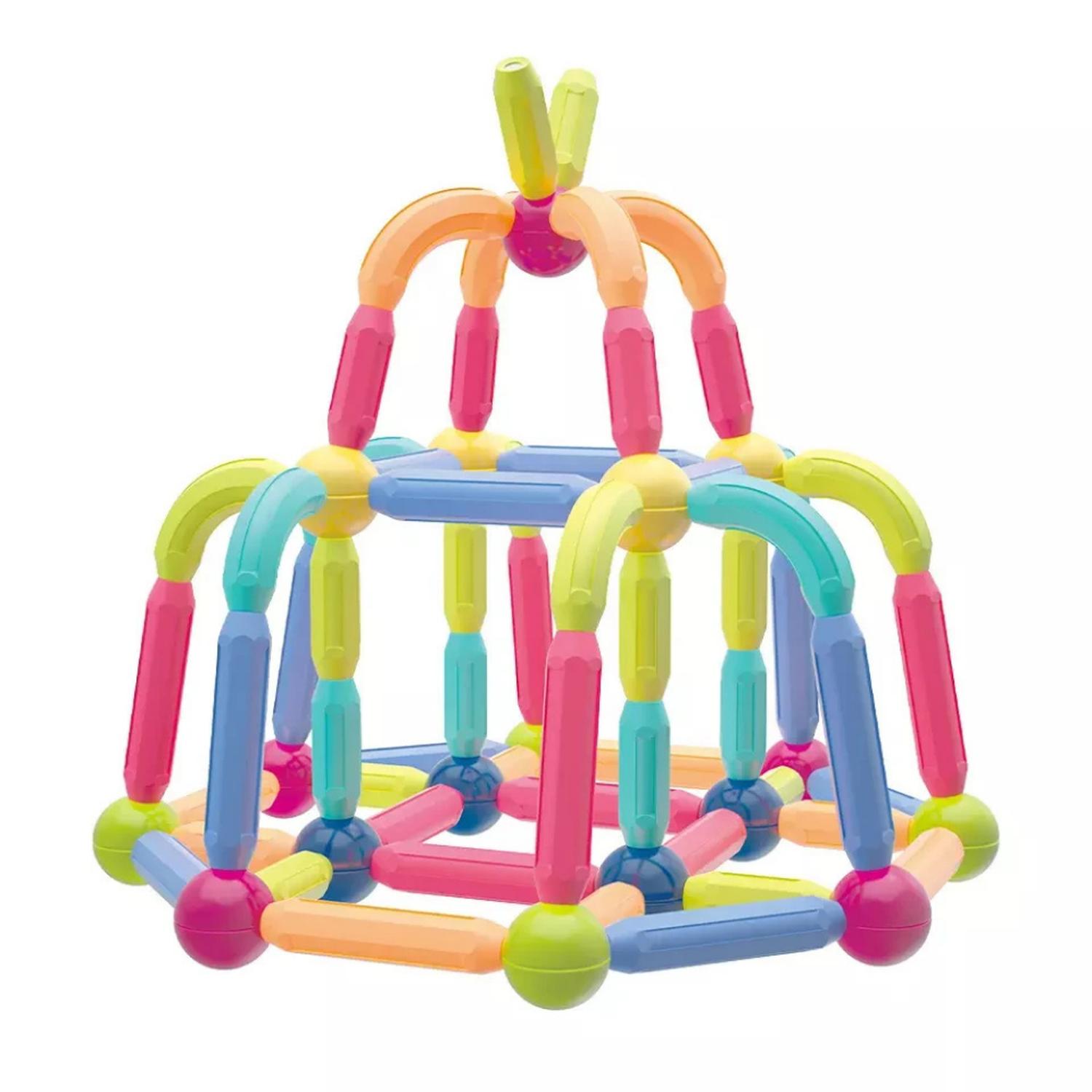 JUEGO VARILLAS DE CONSTRUCCION MAGNETICO DIDACTICO 164 PIEZAS - 7