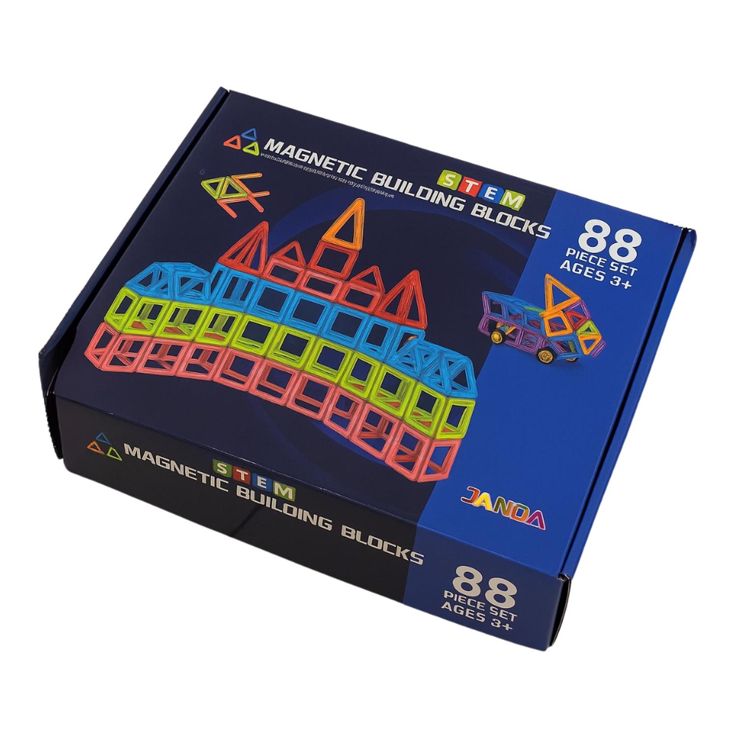 SET DE CONSTRUCCION MAGNETICO PIEZAS MAGNETICAS 88 PIEZAS - 2
